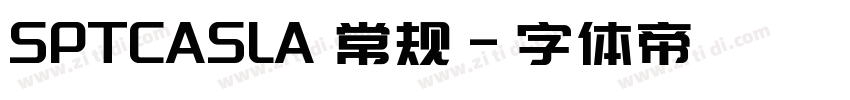 SPTCASLA 常规字体转换